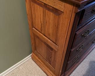 Oak Dresser - 7 drawer dresser 64"w 19"d 36"h   $300