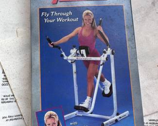 Brand New Fitness Flyer Elliptical Machine by Guthy-Renker. Excellent condition. Comes with VHS tape instructions.  $75