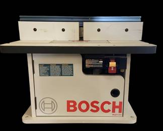 Bosch Benchtop Router and Shop Vac System