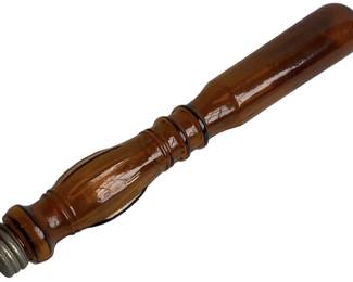 Vintage Brown Glass Bottle