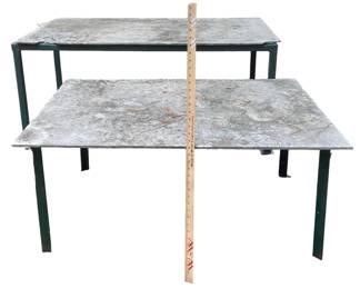Soldered Iron Work Tables