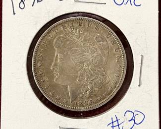 1896-O MORGAN SILVER DOLLAR 
