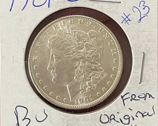 1901-O MORGAN SILVER DOLLAR 