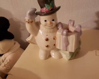 One of many Lenox snowman