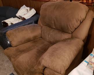 Leather recliner