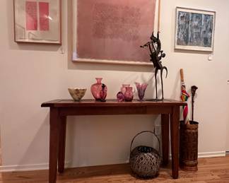 Entry Gallery with works by Rosalie Daley