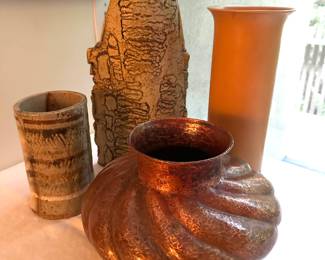 Studio and Artisan Pottery, Hand Hammered Copper