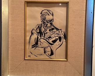 French Horn Player by Mildred Lapson Stevens