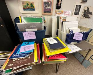 Canvases and Canvas Boards, Watercolor Paper, Sketch Paper