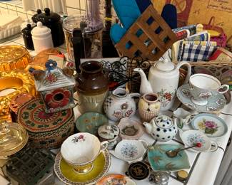 Tea Service, Tea Towels and Baking necessities