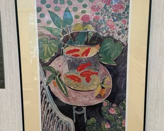 Vintage/Collectable, "Old Masters, Impressionist, and Moderns" Framed Exhibition Poster