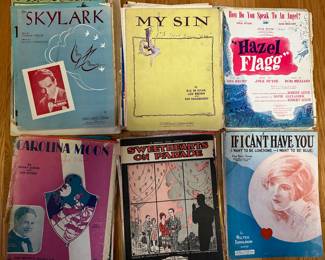 Vintage Sheet Music