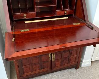 Solid Rosewood Secretary Desk