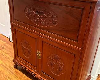 Solid Rosewood Bar Cabinet