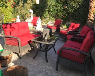 patio furniture w/Sunbrella cushions