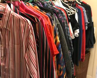 Dress shirts, flannels & polo shirts