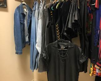 Leather shirts, vests, pants & denim (medium)