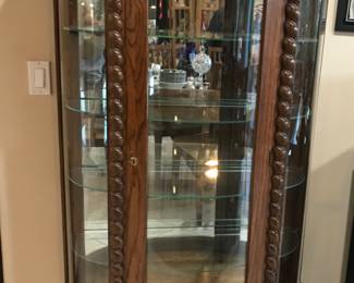 Antique style display cabinet