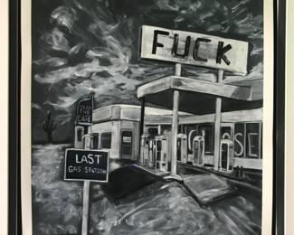 Charles Baker Strahan “Last Gas Station”