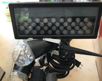 Disco light bar with accessories 