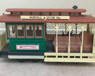 Jim Beam trolley car collectible decanter