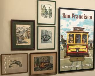 San Francisco framed poster & prints