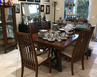 dining table with 6 chairs