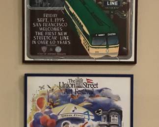 San Francisco framed art