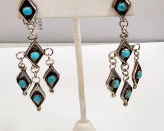 Native Turq sterling earrings