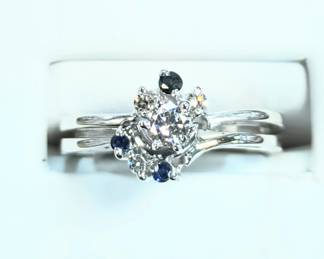 Sapphire and diamond ring 