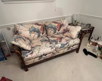 ratan couch and table