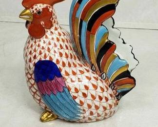 15 Herend Hungary Hand Painted Rooster