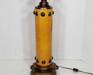 Heavy Vintage Brass Bronze Lamp.