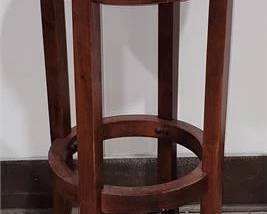 Lot 180   0 Bid(s)
Nice Leather/Wood stool with nailhead border