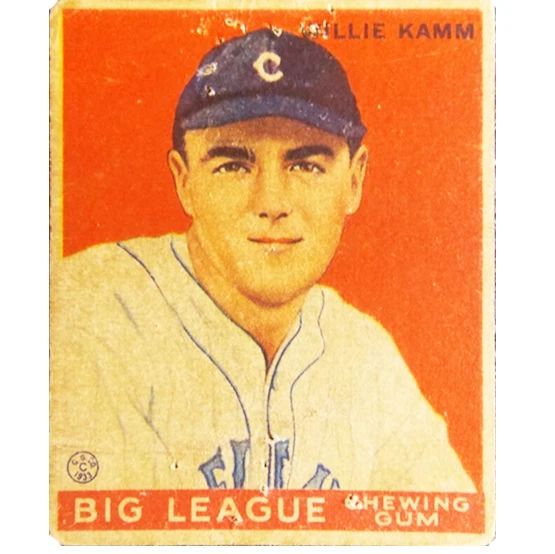 Lot m1   8 Bid(s)
1933 Goudey #75 Willie Kamm, Cleveland Indians