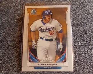 Lot m213   1 Bid(s)
Corey Seager rookie card 2014 Bowman Chrome #CTP-41