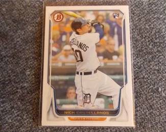 Lot m211   1 Bid(s)
Nick Castellanos rookie card 2014 Bowman #127