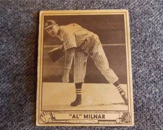 Lot m6   1 Bid(s)
1940 Play Ball #202 Al Milnar, Cleveland Indians