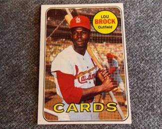 Lot m124   1 Bid(s)
1969 Topps #85 Lou Brock'