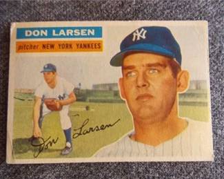 Lot m9   1 Bid(s)
1956 Topps #332 Don Larsen