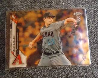 Lot m212   0 Bid(s)
Zac Gallen rookie card 2020 Topps Chrome #132