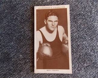 Lot m183   0 Bid(s)
1938 Churchman's Boxing Personalities #16 Ben Foord