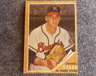 Lot m13   2 Bid(s)
1962 Topps #100 Warren Spahn