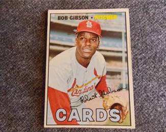 Lot m22   2 Bid(s)
1967 Topps #210 Bob Gibson
