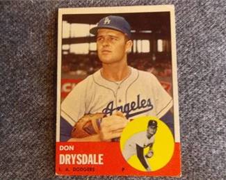 Lot m14   3 Bid(s)
1963 Topps #360 Don Drysdale