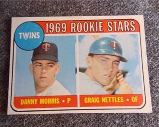 Lot m122   0 Bid(s)
1969 Topps #99 Graig Nettles rookie card