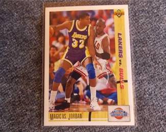 Lot m273   0 Bid(s)
Michael Jordan/Magic Johnson 1991-92 Upper Deck #34