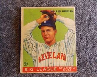 Lot m2   8 Bid(s)
1933 Goudey #96 Willis Hudlin, Cleveland Indians