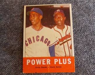 Lot m16   2 Bid(s)
1963 Topps #242 Hank Aaron/Ernie Banks