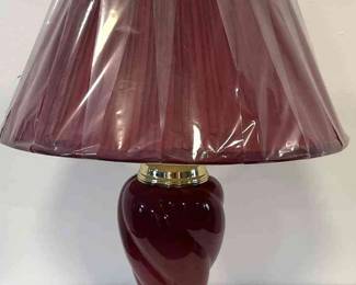 Burgundy Lamp